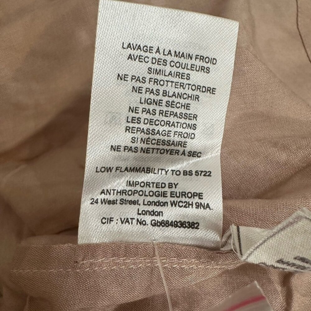 Anthropologie Let Me Be Love Actually Patchwork Silk Blouse - Picture 10 of 10